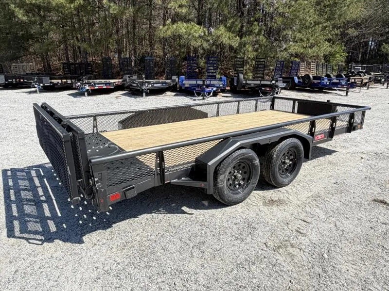 2026 Diamond C 16' Tandem Uitlity, Bi-Fold Gate