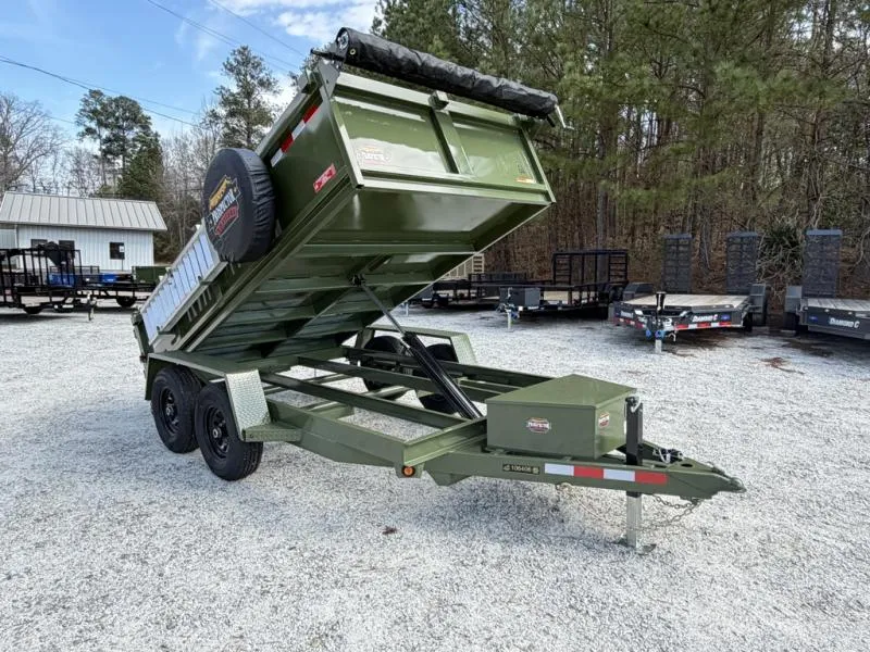 2026 Covered Wagon 6'x12' Dump, 2 ft. Sides