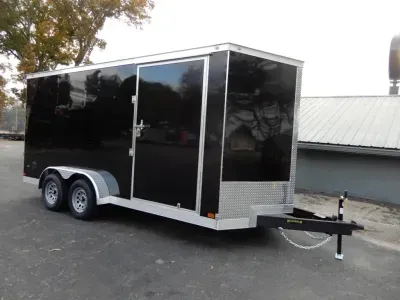 2026 Covered Wagon Enclosed Trailer 7x16 7ft Int Height