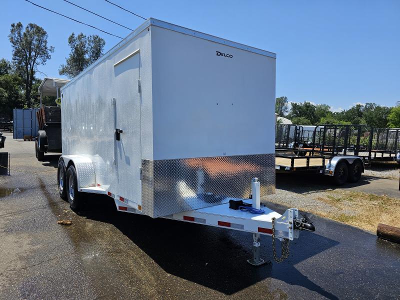 2024 Delco 7'x16' 9.999k Cargo / Enclosed Trailers for Sale in