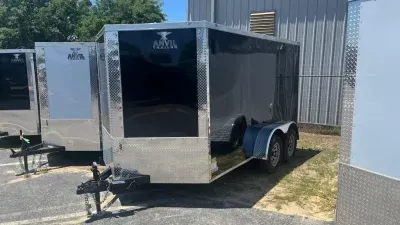 Anvil Cargo Trailers 7X12 TA ENCLOSED BLACK