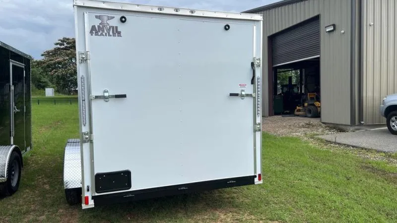  Anvil Cargo Trailers 7X14 TA ENCLOSED- WHITE 