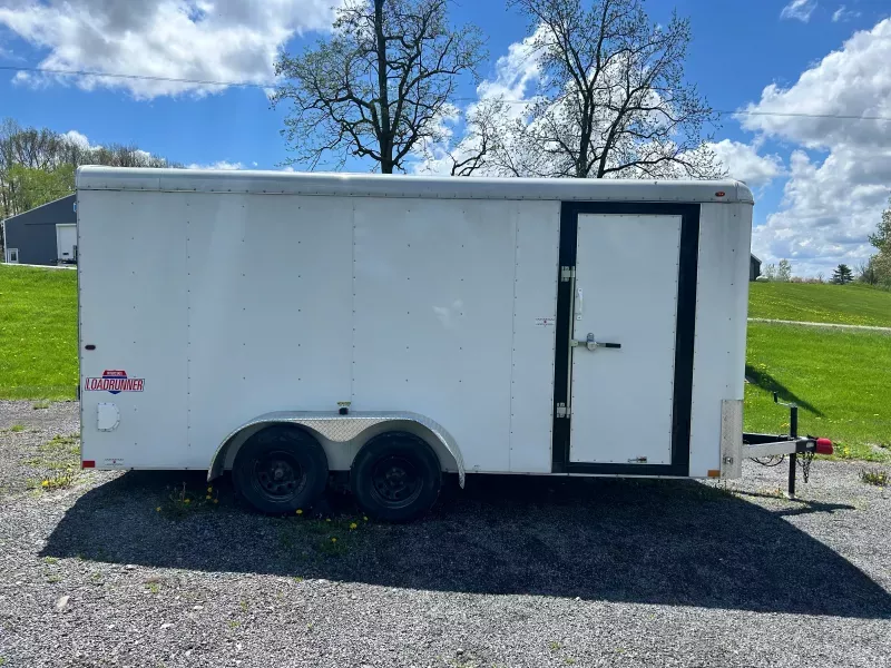 7 x 16 Interstate LoadRunner Cargo Trailer w Ramp (and Accessories)