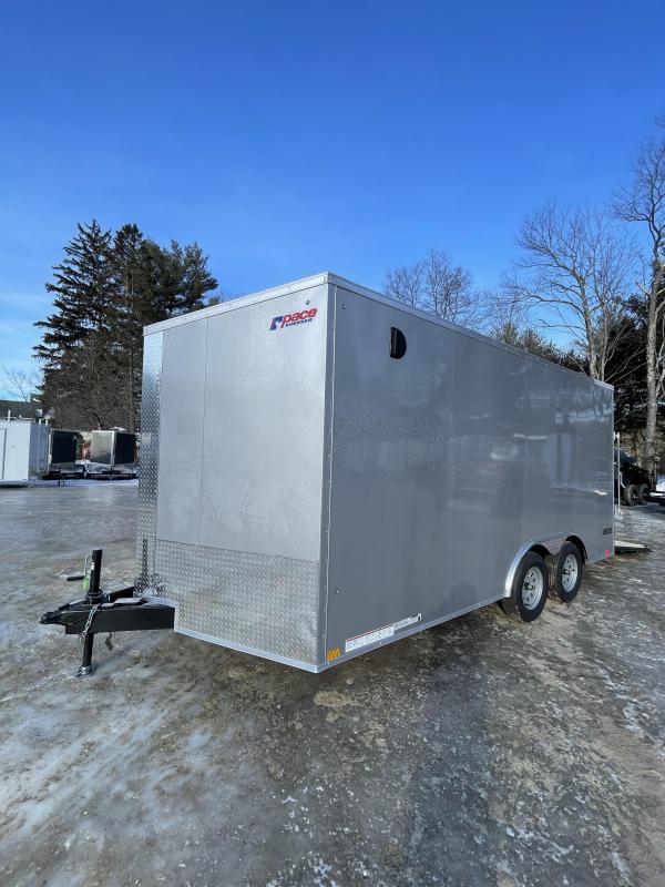 2022 Pace 8.5x16 +2ft V-nose Trailer/ 7' interior/ screwless 2022 Pace 8.5x16 +2ft V-nose Trailer/ 7' interior/ screwless