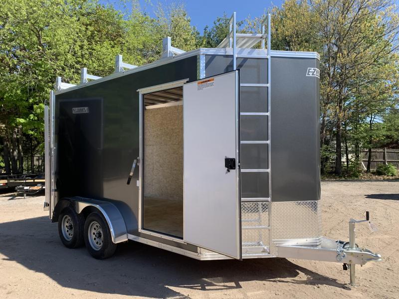 2021 EZ Hauler 7X12 +3 ft V-Nose Aluminum trailer / 12" extra height/ Ultimate Contractor 2021 EZ Hauler 7X12 +3 ft V-Nose Aluminum trailer / 12" extra height/ Ultimate Contractor