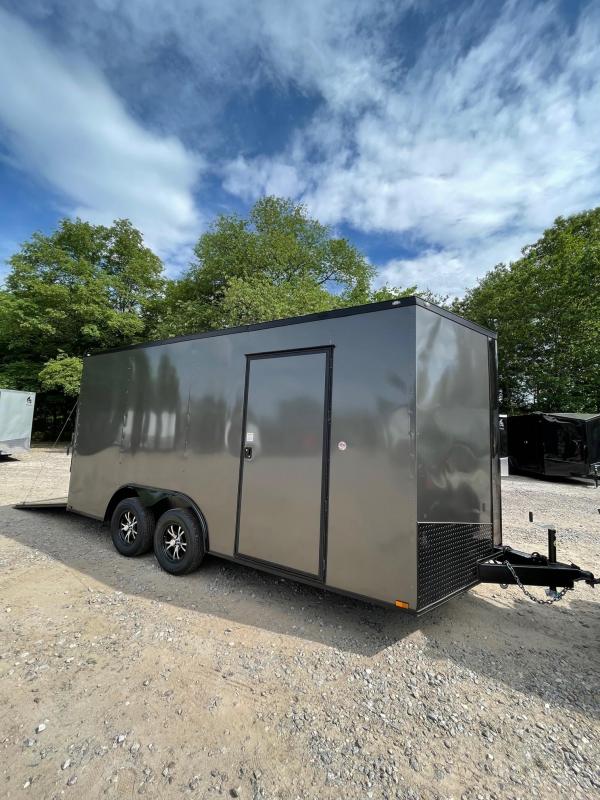 2021 Spartan 8.5X16 +2ft V trailer/12" extra height/undercoated/blackout 2021 Spartan 8.5X16 +2ft V trailer/12" extra height/undercoated/blackout