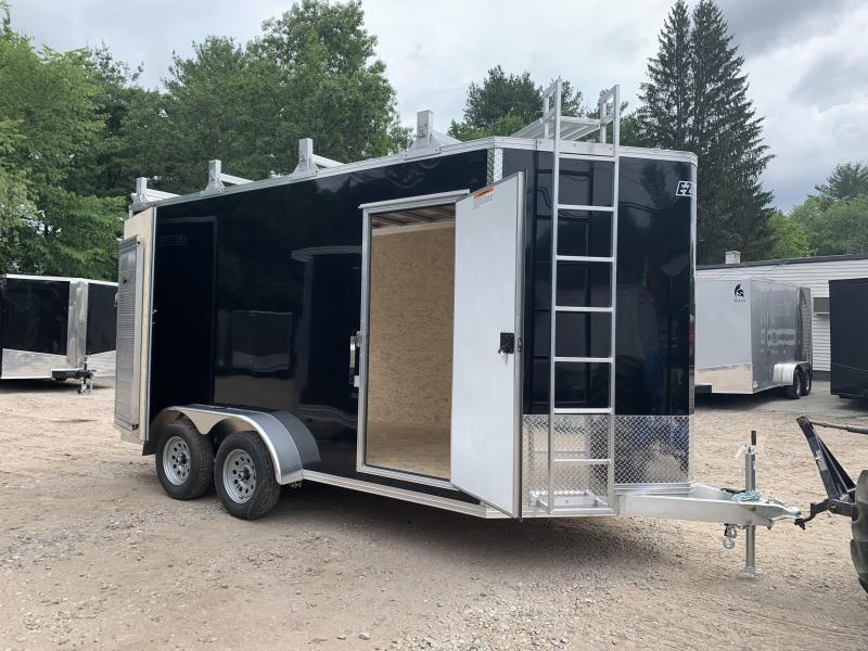 2021 EZ Hauler 7X14 +3 ft VNose Aluminum trailer / 7' Ultimate