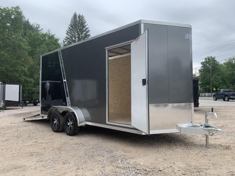 2021 EZ Hauler 7X16+2 ft V-Nose DuraLite/Fully aluminum trailer/16" extra height 2021 EZ Hauler 7X16+2 ft V-Nose DuraLite/Fully aluminum trailer/16" extra height