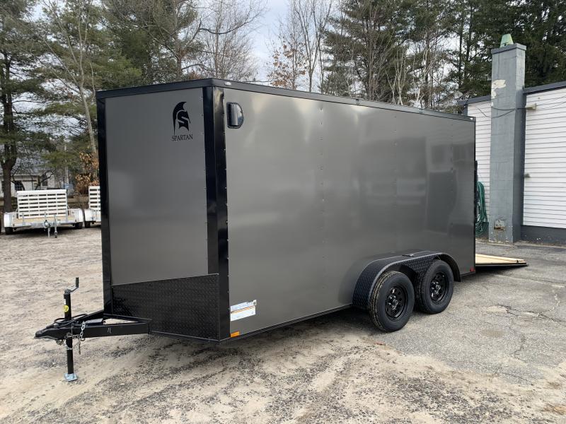 2023 Spartan 7X14 +2ft V-nose/7' interior height/blackout 2023 Spartan 7X14 +2ft V-nose/7' interior height/blackout