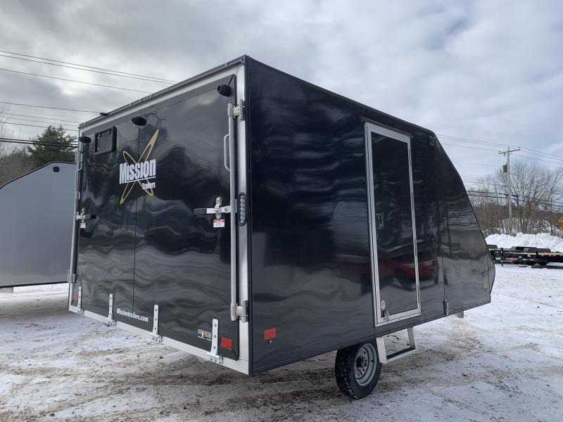 2021 Mission 101x12 Crossover Limited 2Place Snowmobile TrailerW