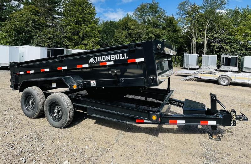 2022 Iron Bull 7x14 Dump Trailer w/ Trap System & Slide-In Ramps 2022 Iron Bull 7x14 Dump Trailer w/ Trap System & Slide-In Ramps