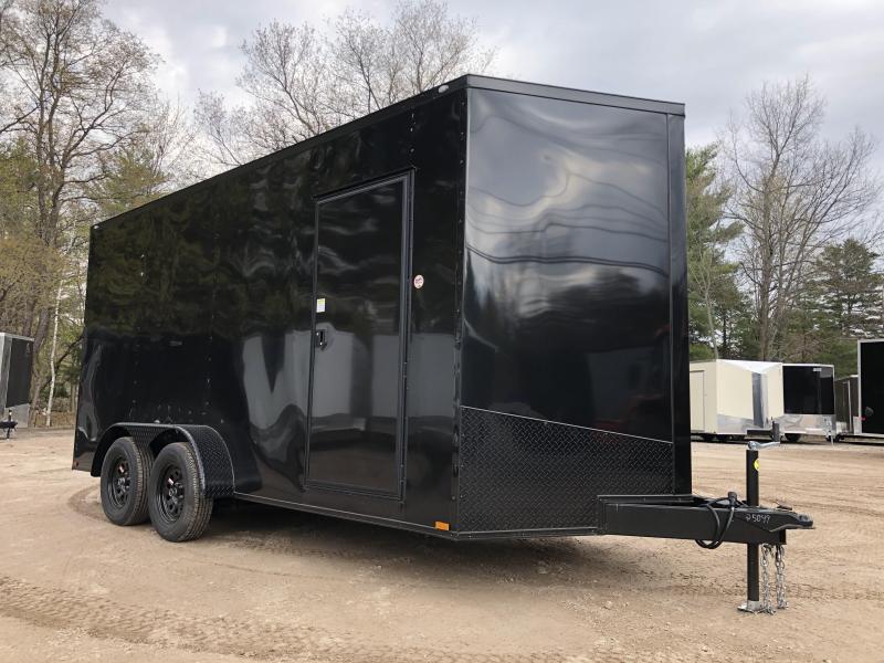 2021 Spartan 7x16 +2ft V-nose/BLACKOUT/12" extra height/7000gvwr 2021 Spartan 7x16 +2ft V-nose/BLACKOUT/12" extra height/7000gvwr