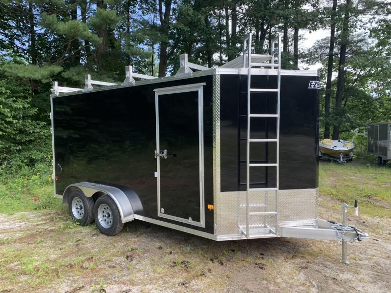 2021 EZ Hauler 7X14 +3 ft VNose Aluminum trailer / 6" extra height