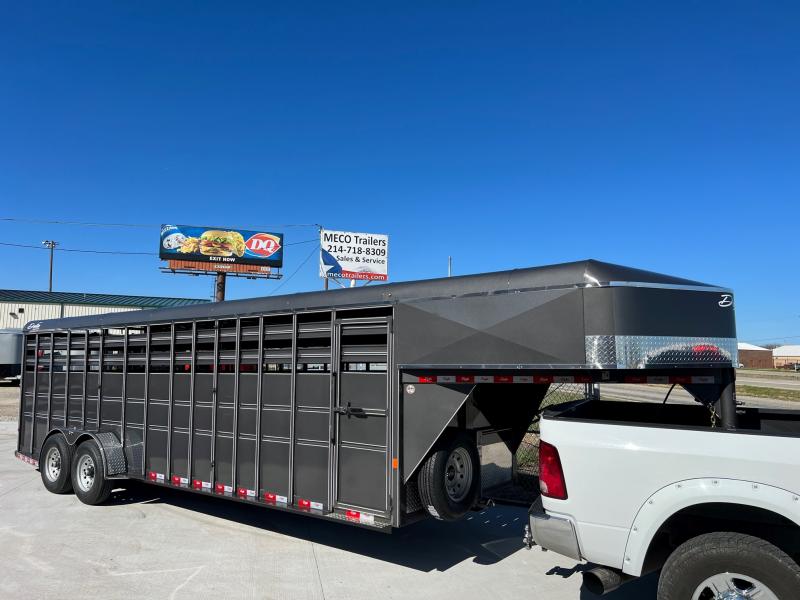2025 Delta Manufacturing 24' Goose Neck Stock Trailer