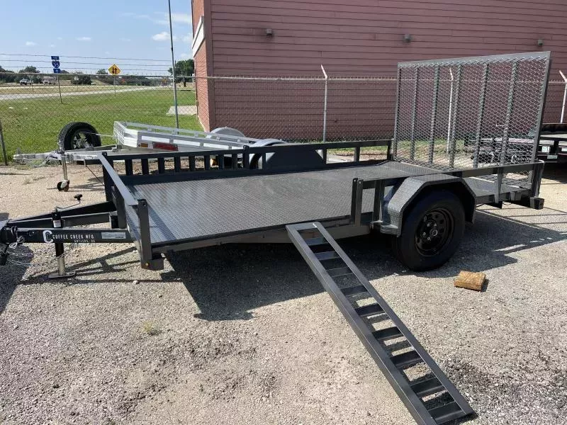 Rear and Side Ramps * Powersport ATV UTV Side Ramp Utility Trailer