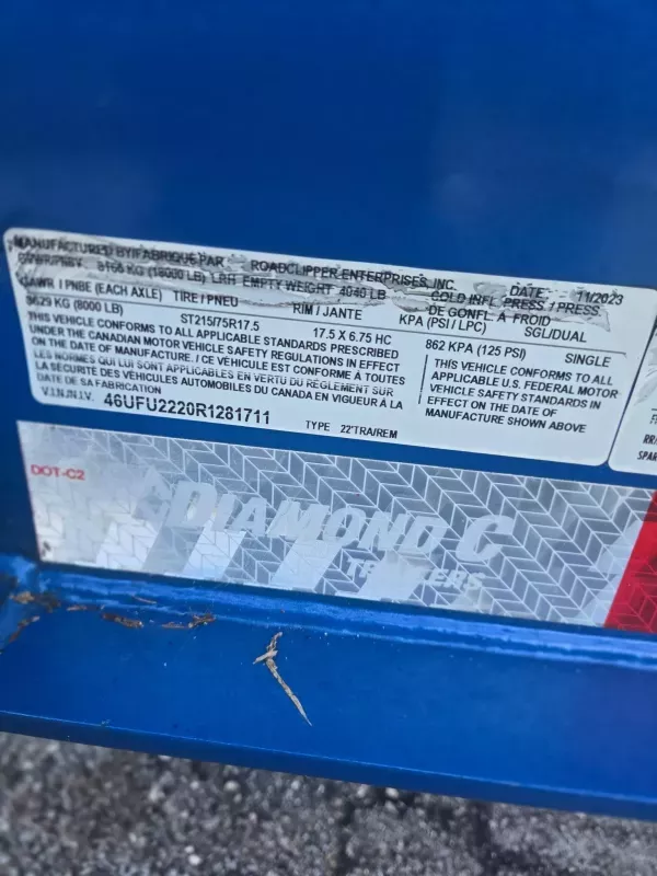 used Equipment / Flatbed Trailers Diamond C Trailers  for sale, in Lake Worth, FL Thumbnail 7