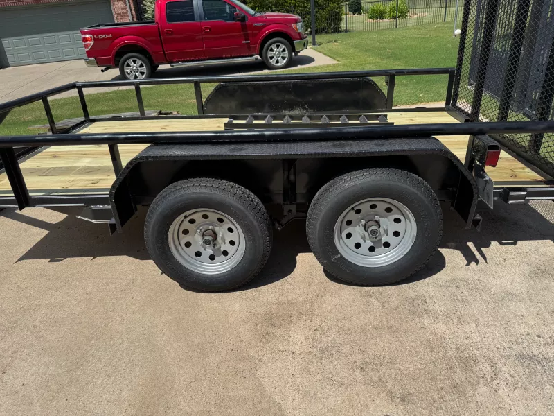 12’ x 76” Tandem Axle Utility Trailer – Used very little in Prosper TX