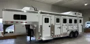 2025 4 Star Trailers 4 HORSE SUPER TACK GOOSENECK LIVING QUART 