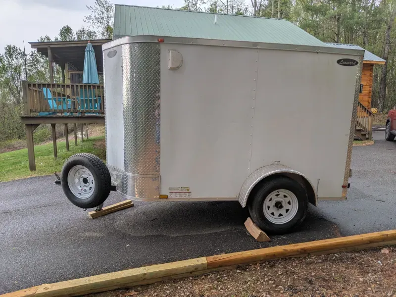 2018 Leonard 6x8 Enclosed Trailer
