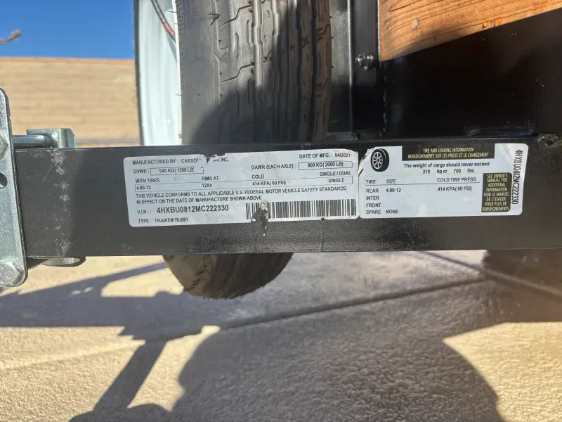 used Utility Trailers Carson Trailer  for sale, in Bullhead City, AZ Thumbnail 8