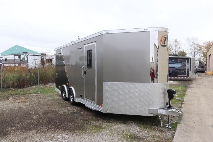 18' inTech 2-tone FULLY LOADED WITH OPTIONS All Aluminum Racecar Motorcycle Trailer w/ ICON PACKAGE Z31GKW