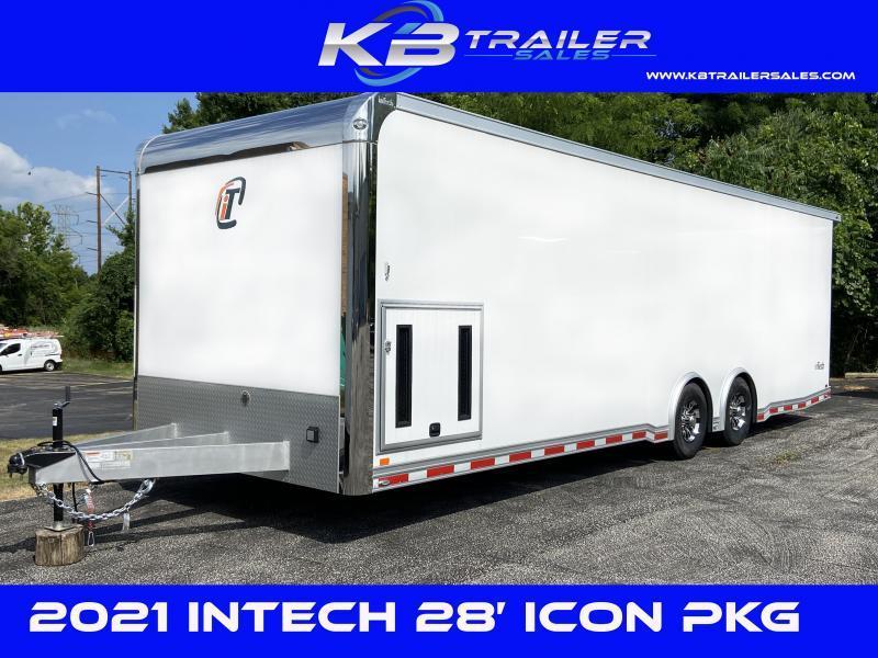 28' inTech All Aluminum Racecar Trailer w/ ICON PACKAGE KB Trailers