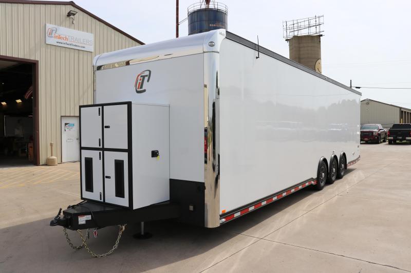 inTech 34' Race Car Trailer, tiedowns galore, well equipped KB