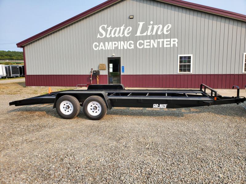 2021 Car Mate Trailers CM820A-CT/W Steel Runner Open Deck Car / Racing Trailer 2021 Car Mate Trailers CM820A-CT/W Steel Runner Open Deck Car / Racing Trailer