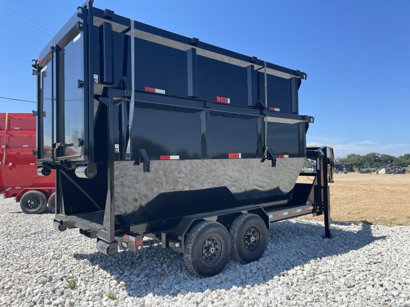 2022 MAXXD ROX8314 Gooseneck Roll Off (2 20 Yard Bins) Dump Trailer