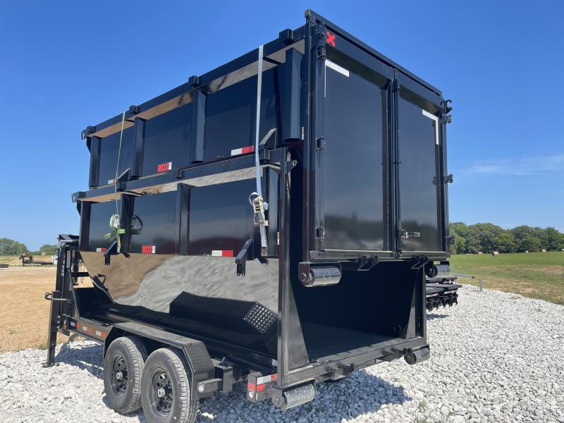 2022 MAXXD ROX8314 Gooseneck Roll Off (2 20 Yard Bins) Dump Trailer