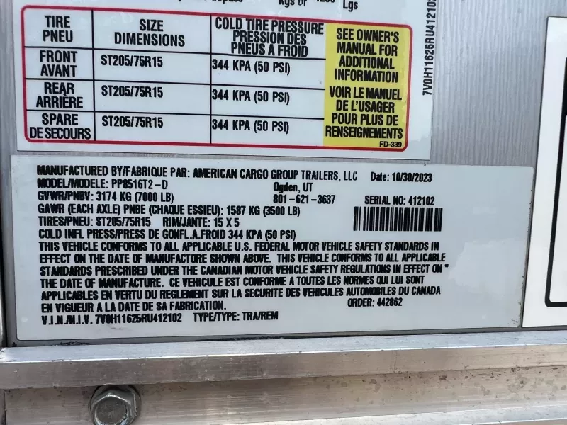 used Cargo (Enclosed) Trailers Haulmark Trailers  for sale, in Phoenix, AZ Thumbnail 5