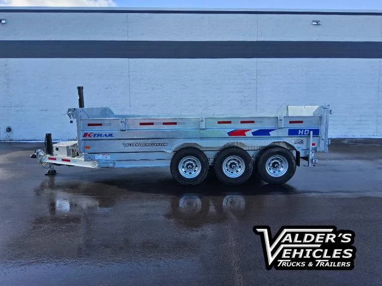 2026 K-Trail 82X16 Galvanized Dump Trailer 21K Dump Trailer