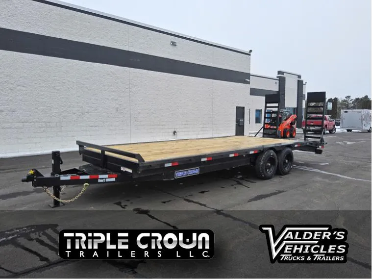 2026 Triple Crown Trailers 8X24 DECKOVER EQUIPMENT TRAILER 16K Equipment Trailer
