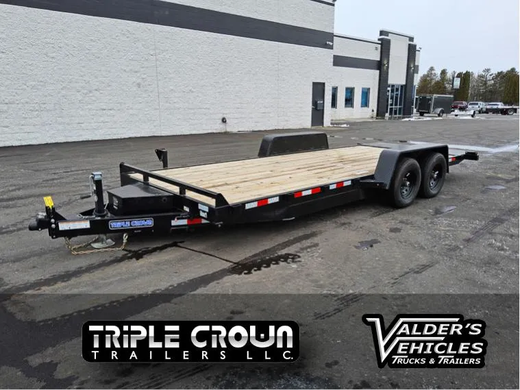 2026 Triple Crown Trailers 7X20 POWER TILT CAR HAULER TRAILER 10K Car Hauler