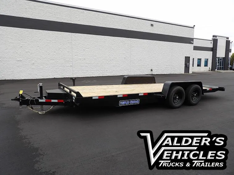 2026 Triple Crown Trailers 82X20 POWER TILT CAR HAULER TRAILER 10K Car Hauler