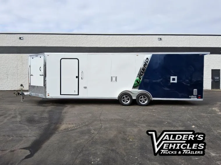2026 Legend Trailers 7.5X31 EXPLORER ENCLOSED SNOWMOBILE TRAIL Snowmobile Trailer