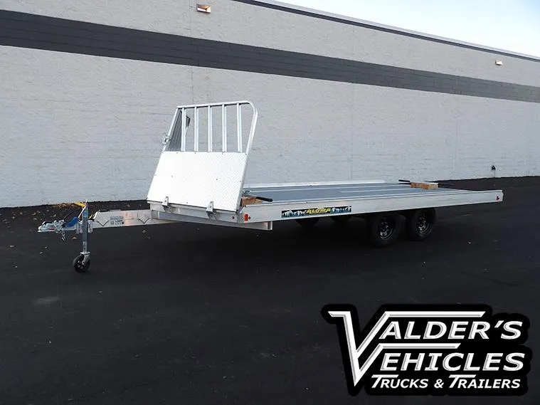 2026 Aluma 8616D-TA-EL-R-12SL Snowmobile Trailer
