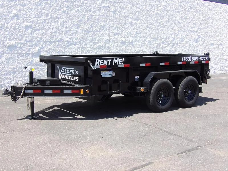 2023 Delco Trailers 6x12 Dump Trailer Rental Car Hauler