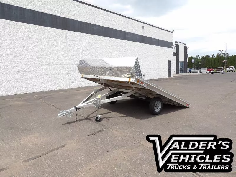 2023 SnoPro Trailers 101X10 FLAT SNOW 2.2K Snowmobile Trailer