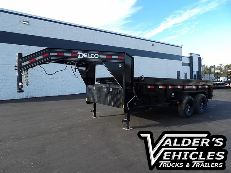 2023 Delco Trailers 83X14 GOOSENECK DUMP TRAILER Dump Trailer