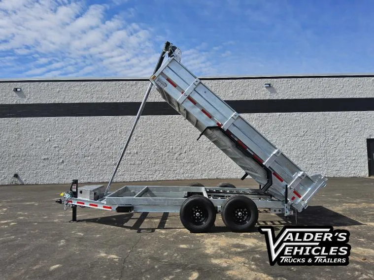 2026 Legend Trailers 7X14 GALVANIZED DUMP TRAILER 14K GVWR Dump Trailer