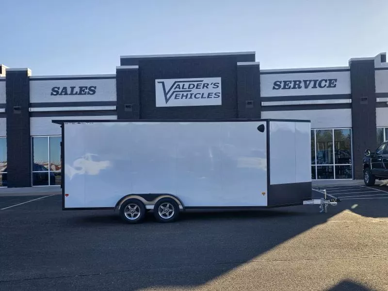 2025 SnoPro Trailers E 7.4 X 18 SNOW 7K Snowmobile Trailer