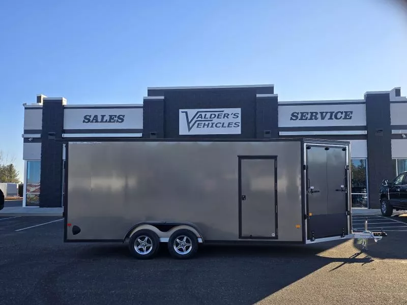 2025 SnoPro Trailers E 7.4X18 SNOW 7K Snowmobile Trailer