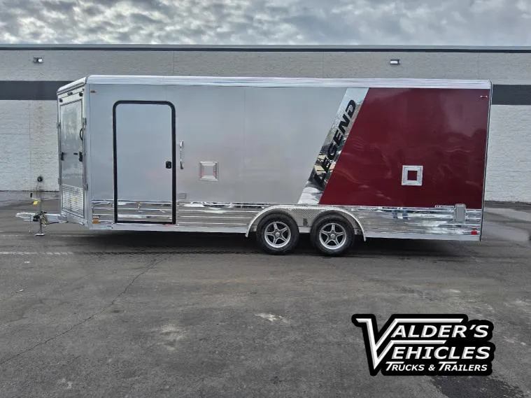 2026 Legend Trailers 8X20+4 DELUXE ENCLOSED SNOWMOBILE TRAILER Snowmobile Trailer
