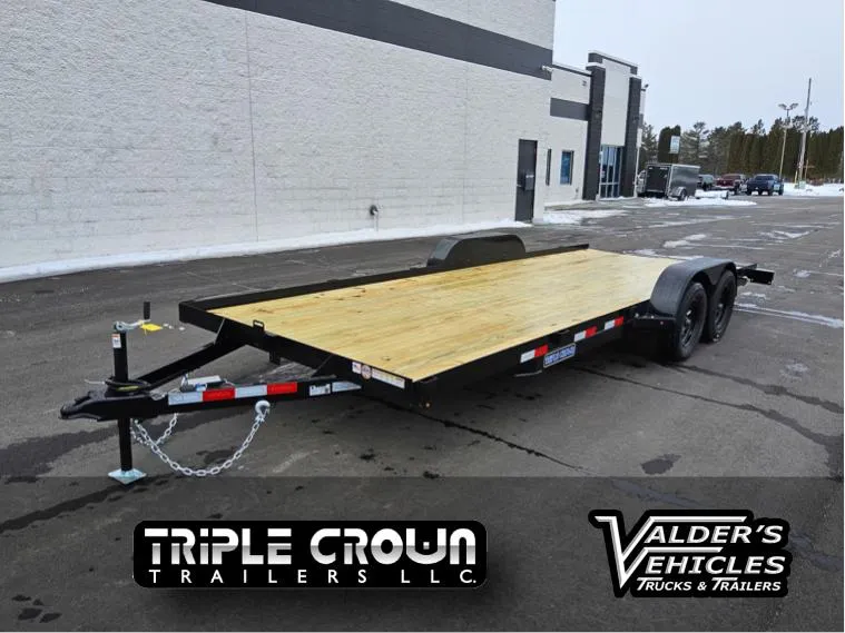 2026 Triple Crown Trailers 7X20 CAR HAULER TRAILER 7K Car Hauler