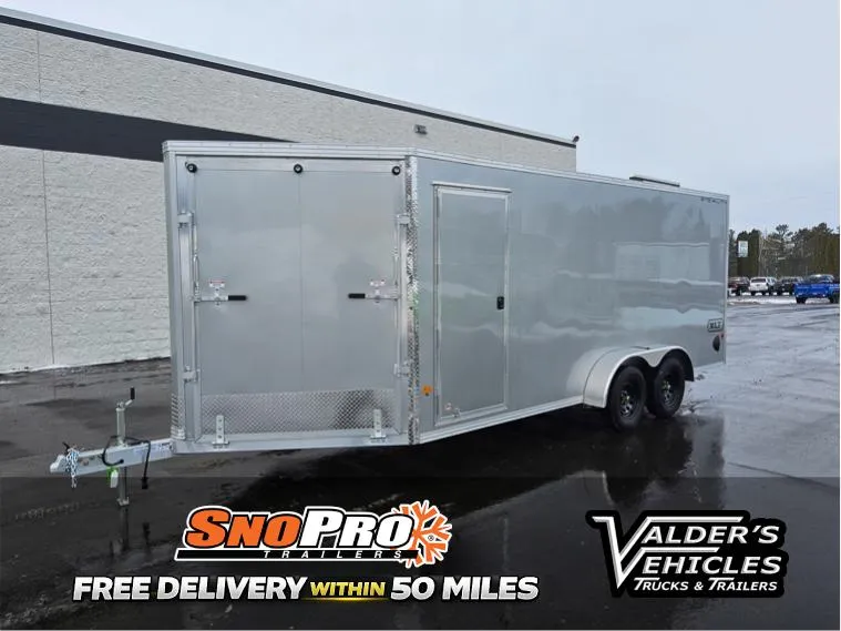 2026 SnoPro Trailers 7X18 XLT ENCLOSED SNOWMOBILE TRAILER Snowmobile Trailer