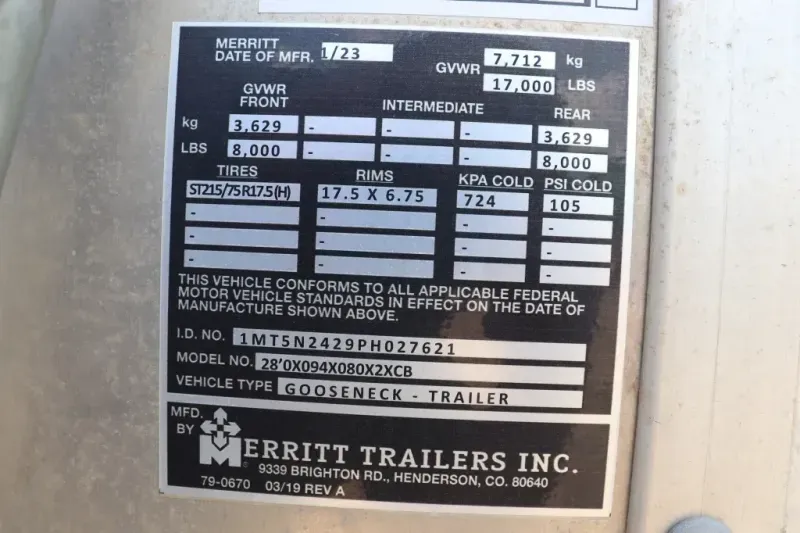 used Stock / Stock Combo Trailers Merritt Trailers  for sale, in Santa Ynez, CA Thumbnail 11