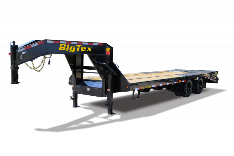 Big Tex 25GN 102" x 25 + 5 Tandem Dual Wheel Gooseneck Trailers for