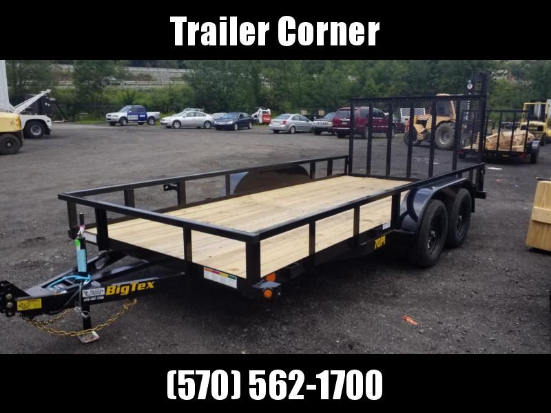 2022 Big Tex Trailers 70PI 7X16 7K - TUBE TOP Utility Trailer 2022 Big Tex Trailers 70PI 7X16 7K - TUBE TOP Utility Trailer