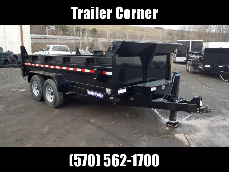 2021 Sure-Trac 7X14 14K DUAL RAM - HYDRAULIC JACK - RAMPS - TARP Dump Trailer 2021 Sure-Trac 7X14 14K DUAL RAM - HYDRAULIC JACK - RAMPS - TARP Dump Trailer